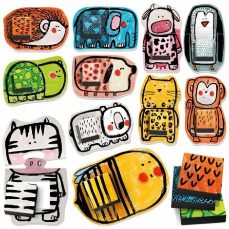 Headu Ecoplay - Puzzle-Uri Sa Potrivim Animalele - imagine 7